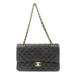 Chanel Matelasse 25 Lamb Skin Double Flap Shoulder Bag A01112