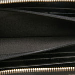 Chanel Long Zip Wallet in Tweed Denim Blue