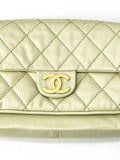 11th Yellow Big CC Quilted Weave Shoulder Crossbag 2VCHB30763 Chanel