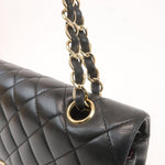Chanel Matelasse 25 Lamb Skin Double Flap Shoulder Bag A01112