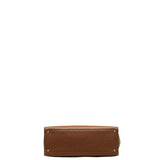 Chanel logo toast bag brown leather ladies Chanel toast bag