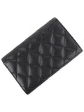 AP0232 Classic caviar silver CC logo medium wallet department store invoice 33714K Chanel