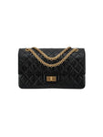 2.55 Flap Chain Medium Shoulder Bag Black Chanel