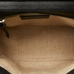 balenciaga Afternoon Leather Canvas Shoulder Bag