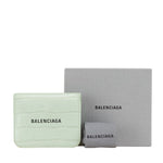balenciaga Croc Embossed Leather Wallet