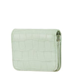 balenciaga Croc Embossed Leather Wallet