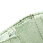 balenciaga Croc Embossed Leather Wallet