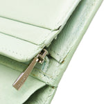 balenciaga Croc Embossed Leather Wallet