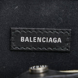 Balenciaga Canvas Leather Navy Pochette Crossbody