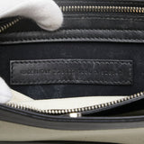 Balenciaga Canvas Leather Navy Pochette Crossbody