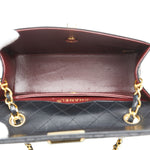 Chanel Matelasse 2.55 Chain Shoulder Bag Black Gold