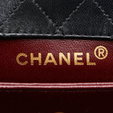 Chanel Matelasse 2.55 Chain Shoulder Bag Black Gold