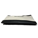 balenciaga Canvas Leather Clutch Bag 420407