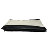 balenciaga Canvas Leather Clutch Bag 420407