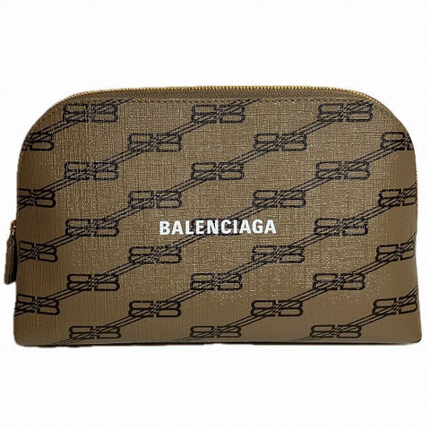 balenciaga BB Monogram Cosmetic Pouch Handbag