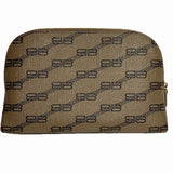 balenciaga BB Monogram Cosmetic Pouch Handbag