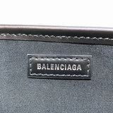 balenciaga Cabas Canvas Leather Tote Bag