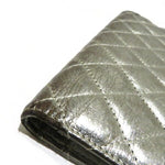 Chanel Matelasse 2.55 Silver Wallet