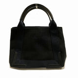 balenciaga Cabas Canvas Leather Tote Bag