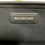balenciaga Cabas Canvas Leather Tote Bag