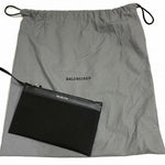balenciaga Cabas Canvas Leather Tote Bag