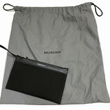 balenciaga Cabas Canvas Leather Tote Bag