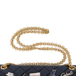 Chanel Lucky Charms 2.55 double New shoulder bag in black quilted leather, AGHW
