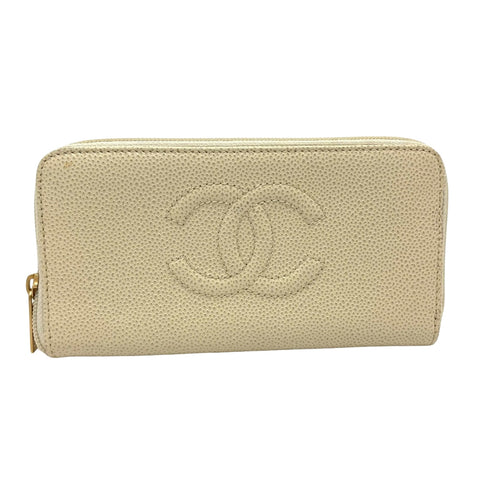 Chanel Logo CC Wallet