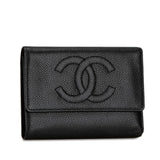 Chanel Logo CC Wallet