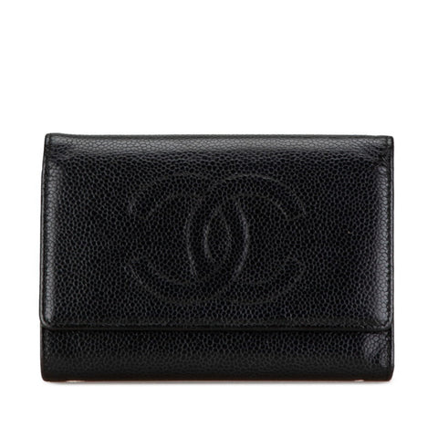 Chanel Logo CC Wallet