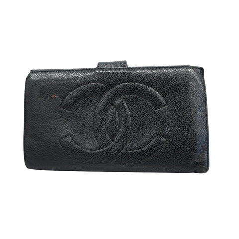 Chanel Logo CC Wallet