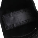 balenciaga Crocodile-Embossed Leather Small Everyday Tote