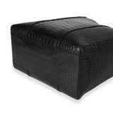 balenciaga Crocodile-Embossed Leather Small Everyday Tote
