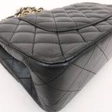 Chanel Matelasse 25 Lamb Skin Double Flap Shoulder Bag A01112