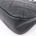 Chanel Matelasse Caviar Skin Chain Tote Bag Shoulder Bag Black
