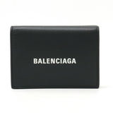 balenciaga Everyday Mini Wallet Leather Black