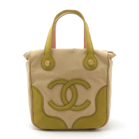 Chanel Marshmallow Canvas Tote Bag A24228