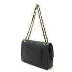 Chanel Matelasse 25 Leather Shoulder Bag Black