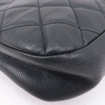 Chanel Matelasse Caviar Skin Chain Tote Bag Shoulder Bag Black