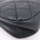 Chanel Matelasse Caviar Skin Chain Tote Bag Shoulder Bag Black