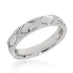 Chanel Matelasse Band in Platinum 0.25 CTW