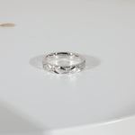 Chanel Matelasse Band in Platinum 0.25 CTW