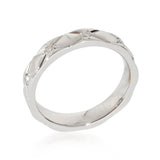 Chanel Matelasse Band in Platinum 0.25 CTW