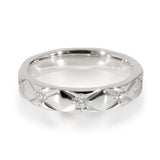 Chanel Matelasse Band in Platinum 0.25 CTW