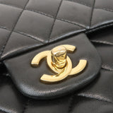 Chanel Matelasse 25 Lamb Skin Double Flap Shoulder Bag A01112