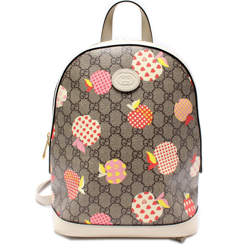 552884 GG Supreme Les Pommes Backpack Small