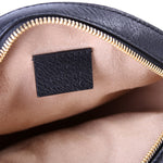 550618 Ophidia Leather Round Small Crossbody