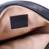 550618 Ophidia Leather Round Small Crossbody