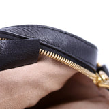 550618 Ophidia Leather Round Small Crossbody