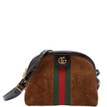 499621 Ophidia GG Suede Small Crossbody